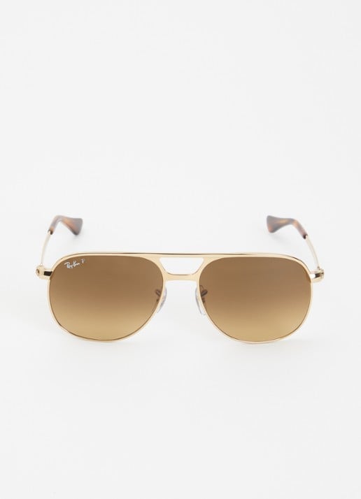 Ray-Ban Bill Max zonnebril RB3793 - detail 2 lichtbruin
