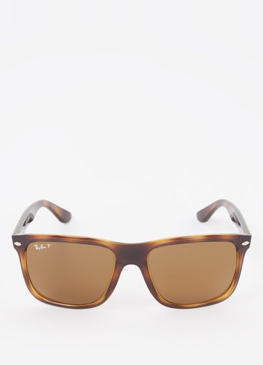 Ray-Ban Boyfriend Two zonnebril gepolariseerd RB4547 - detail donkerbruin