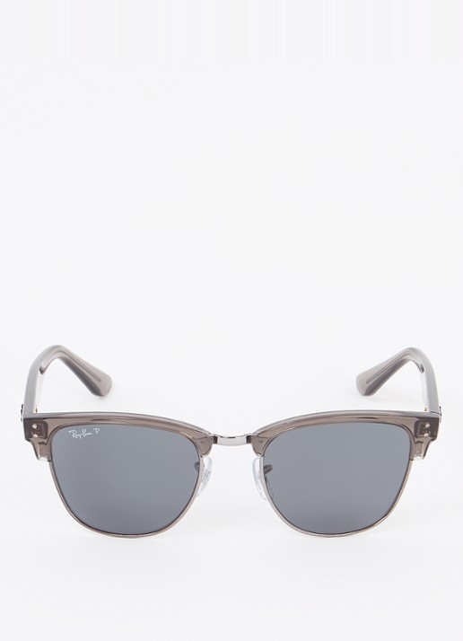 Ray-Ban Clubmaster Reverse zonnebril gepolariseerd RBR0504S  - detail 2 grijs