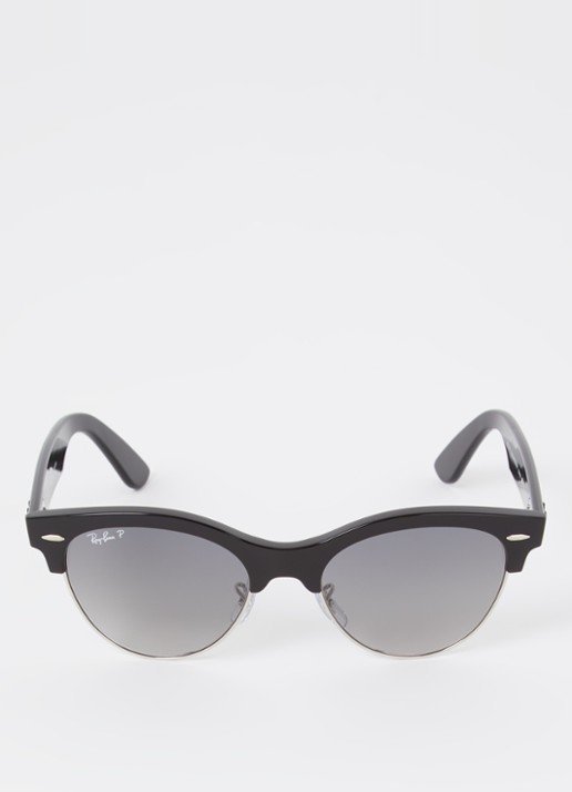 Ray-Ban Clubmaster Way zonnebril gepolariseerd RB2341 - detail zwart