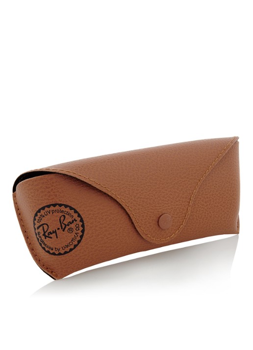 Ray-Ban Clubmaster zonnebril gepolariseerd RB3016 - detail zwart