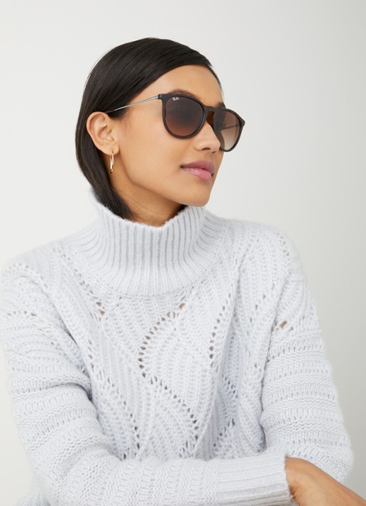 Ray-Ban Erika zonnebril RB4171 - voorkant bruin