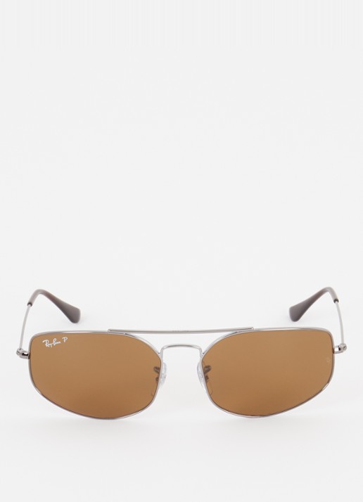 Ray-Ban Explorer 5 zonnebril gepolariseerd RB3845 - detail 3 antraciet