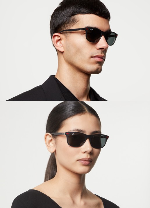 Ray-Ban Ferrari zonnebril RB4607M - voorkant 2 zwart