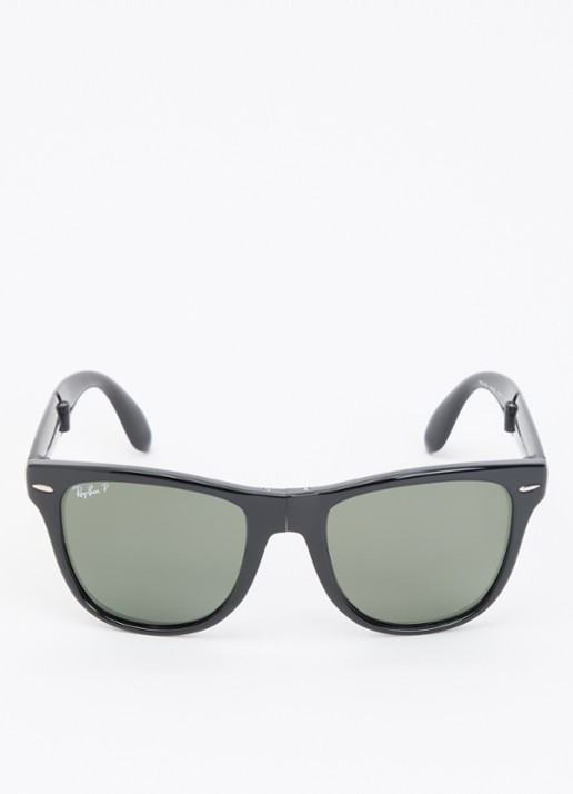 Ray-Ban Folding Classic wayfarer zonnebril RB4105  - detail zwart