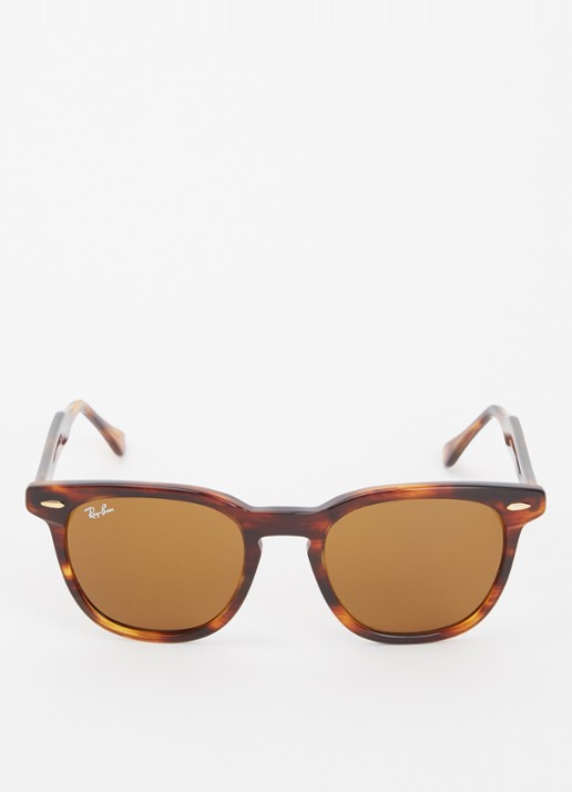 Ray-Ban Hawkeye zonnebril RB2298 - detail bruin