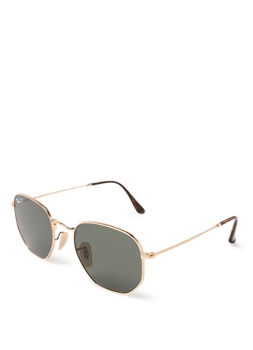 Ray-Ban Hexagonal Flat zonnebril gepolariseerd RB3548N