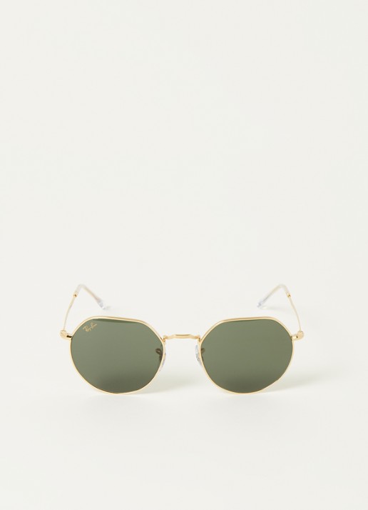 Ray-Ban Jack zonnebril RB3565 - voorkant 2 goud