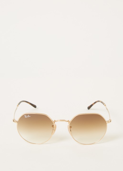 Ray-Ban Jack zonnebril RB3565 - voorkant 2 goud