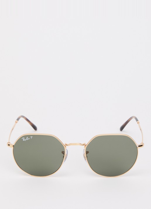 Ray-Ban Jack zonnebril RB3565 - detail 2 goud