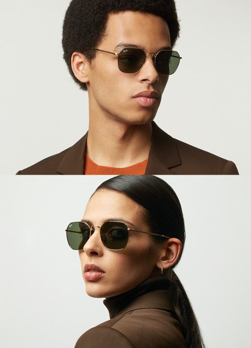 Ray-Ban Jim zonnebril RB3694  - voorkant 5 goud
