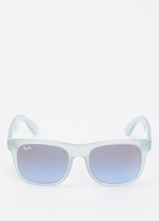 Ray-Ban Junior Justin zonnebril RJ9069S - detail lichtblauw