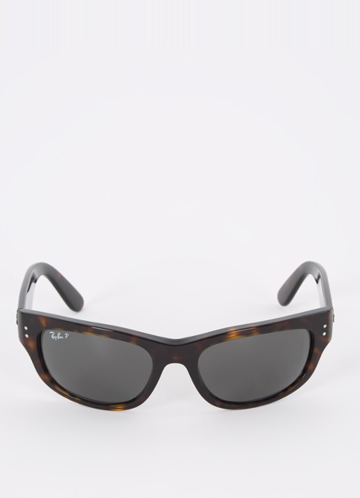 Ray-Ban Mega Balorama zonnebril RB2289 - detail donkerbruin