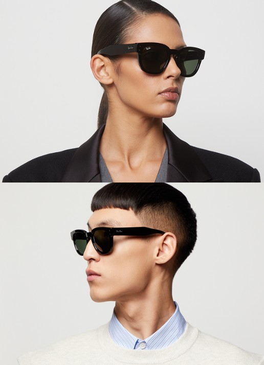 Ray-Ban Mega Hawkeye zonnebril RB0298S - voorkant 5 zwart