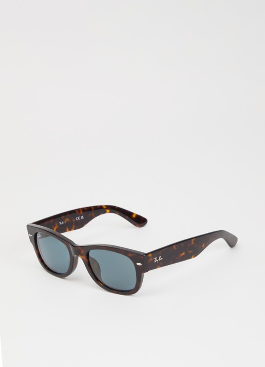 Ray-Ban Mega Wayfarer II zonnebril RB0832SF - detail 2 donkerbruin