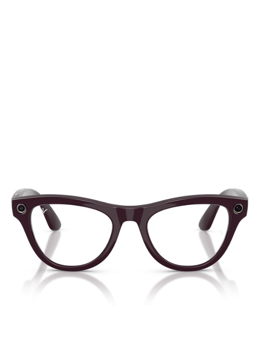 Ray-Ban Meta Skyler zonnebril RW4014 - detail 4 bordeauxrood