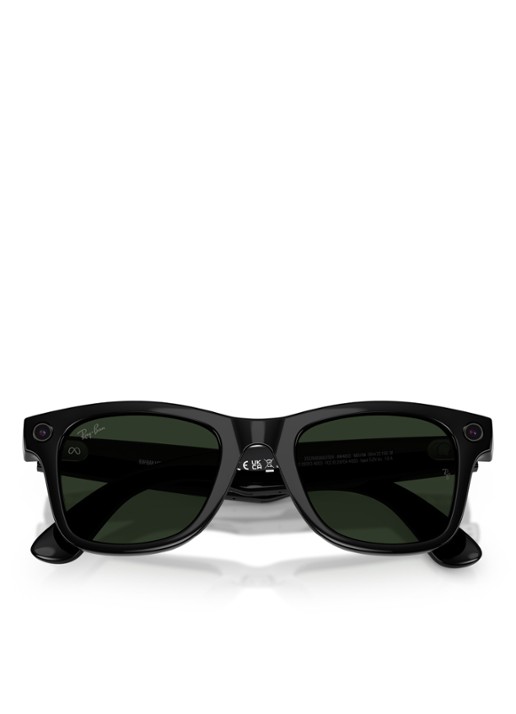 Ray-Ban Meta Wayfarer zonnebril RW4012 - detail 2 zwart-06