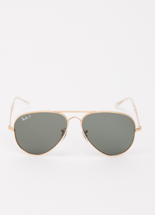 Ray-Ban Old Aviator zonnebril gepolariseerd RB3825 - detail 2 goud