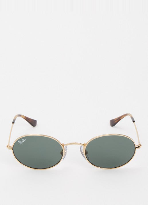 Ray-Ban Oval zonnebril RJ9645S - detail goud