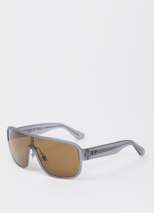Ray-Ban Piloten zonnebril gepolariseerd RB2229 - voorkant grijs