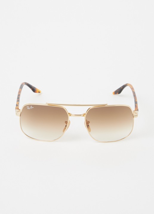 Ray-Ban Piloten zonnebril RB3699  - voorkant 4 goud