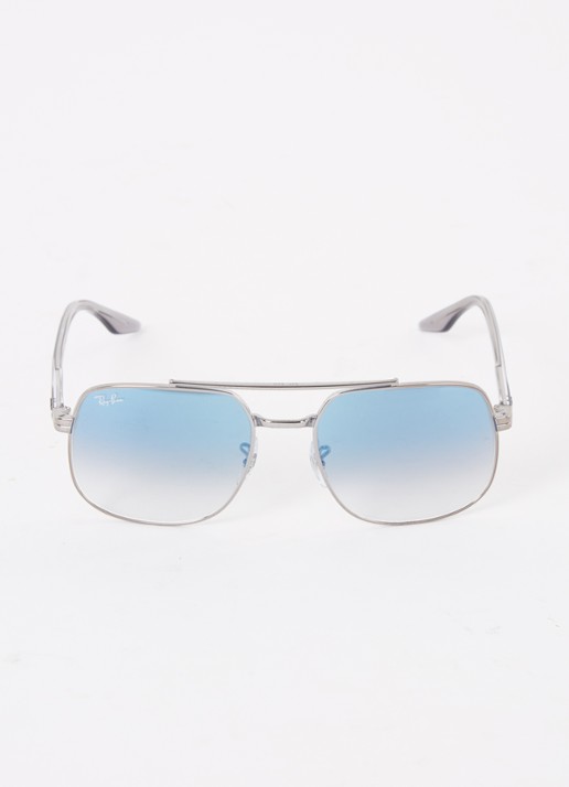 Ray-Ban Piloten zonnebril RB3699  - voorkant 2 blauwgrijs