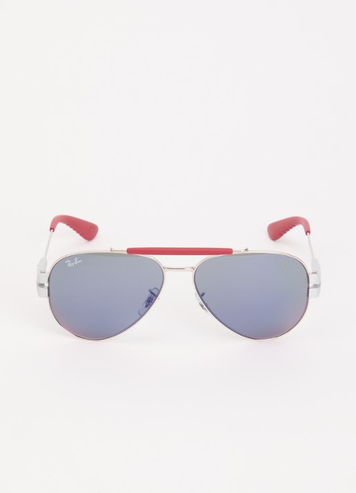 Ray-Ban Piloten zonnebril RB3762M - detail 2 zilver