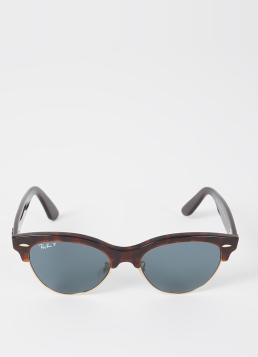 Ray-Ban Retro zonnebril gepolariseerd RB2341 - detail donkerbruin