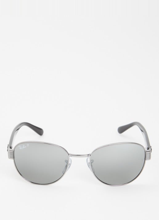 Ray-Ban Retro zonnebril gepolariseerd RB3766CH - detail 2 antraciet