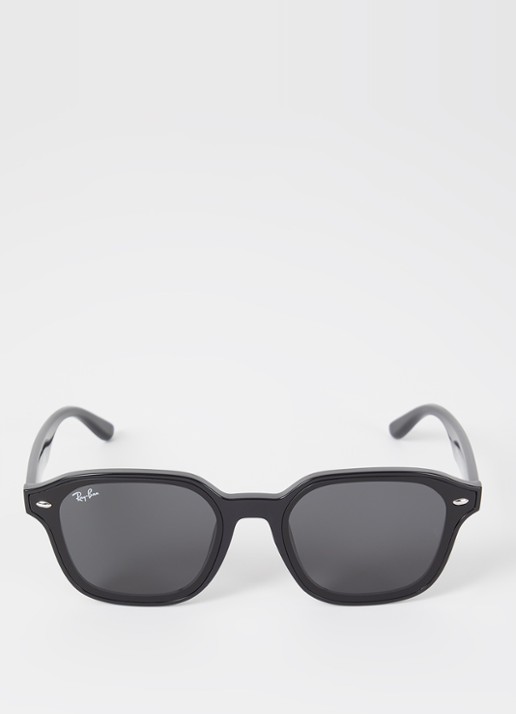 Ray-Ban Retro zonnebril gepolariseerd RB4458D - detail 2 zwart