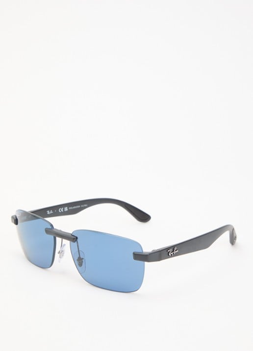 Ray-Ban Retro zonnebril gepolariseerd RB4470CH - voorkant 4 blauw