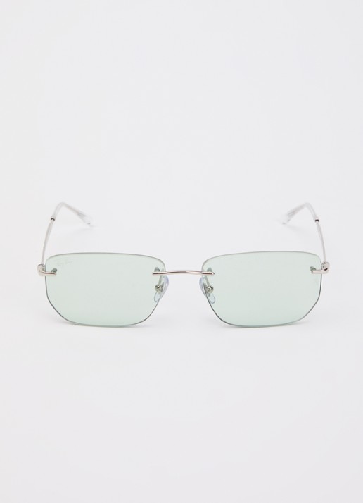 Ray-Ban Retro zonnebril RB3768 - detail 2 zilver