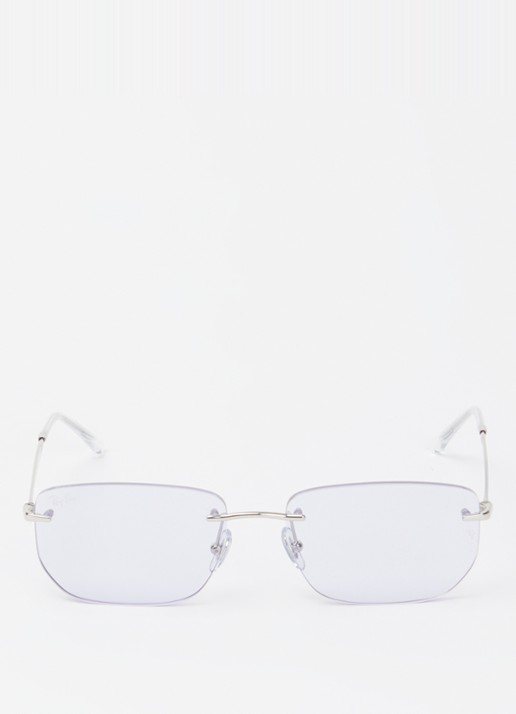 Ray-Ban Retro zonnebril RB3768 - detail 2 zilver