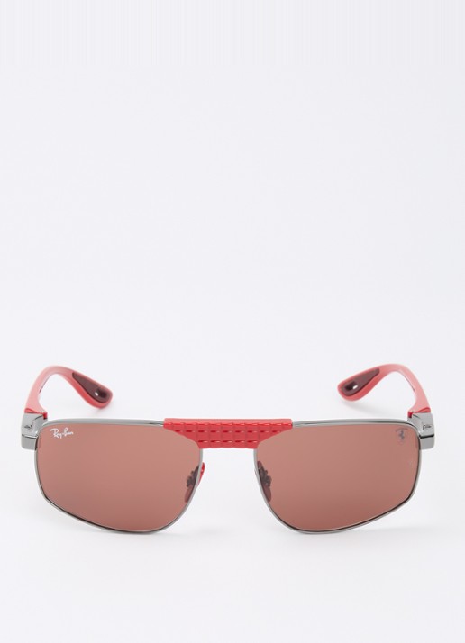 Ray-Ban Retro zonnebril RB3776M - detail 2 rood