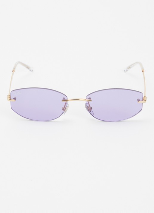 Ray-Ban Retro zonnebril RB3792 - detail 2 goud