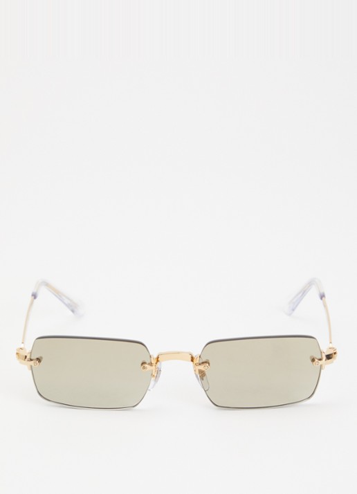 Ray-Ban Retro zonnebril RB3928 - detail 2 goud