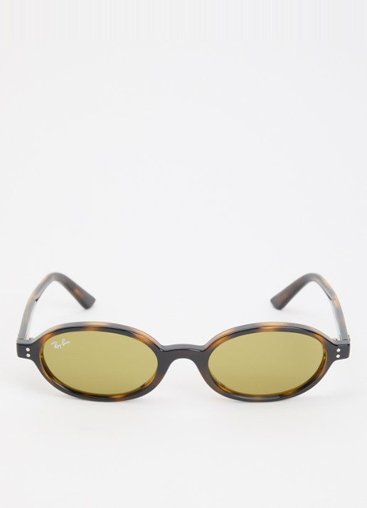 Ray-Ban Retro zonnebril RB4472 - detail 2 donkerbruin