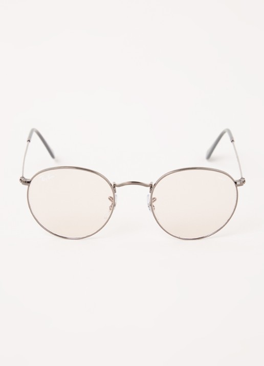 Ray-Ban Round Metal zonnebril RB3447 - voorkant 4 zilver