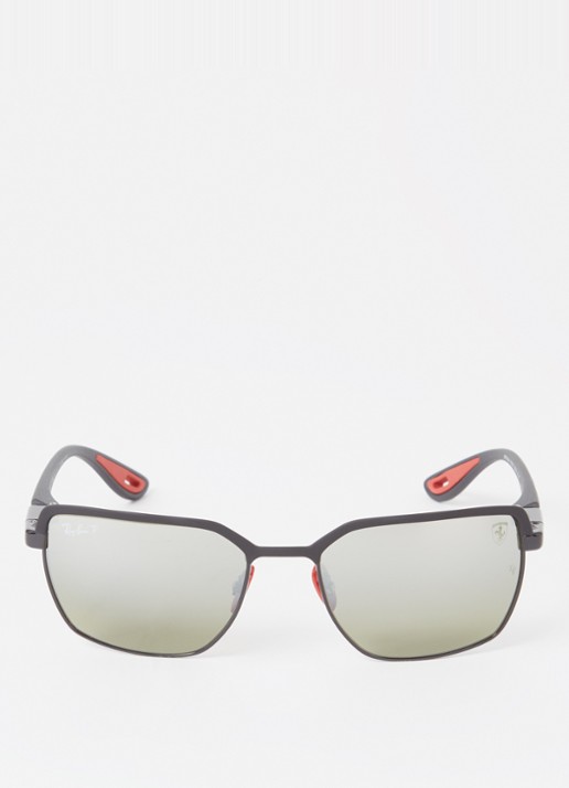 Ray-Ban Scuderia Ferrari zonnebril gepolariseerd RB3743M - detail 3 zwart