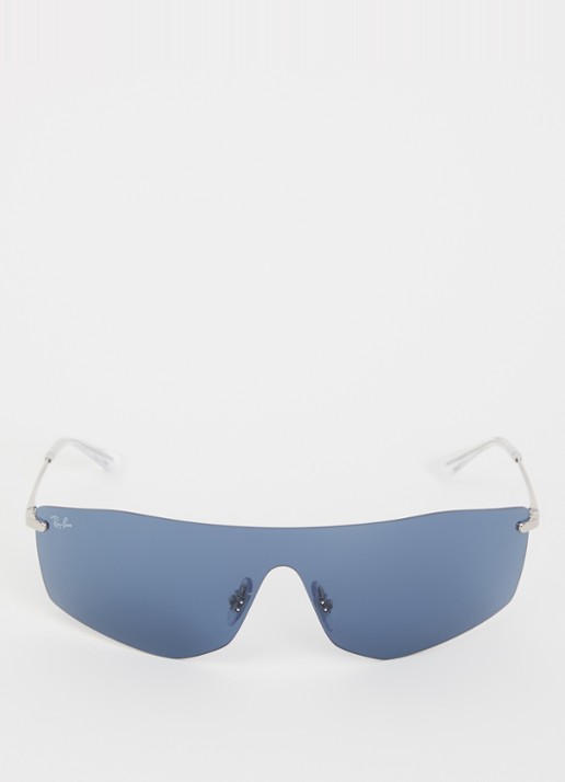 Ray-Ban Shield zonnebril RB3781 - detail 2 zilver