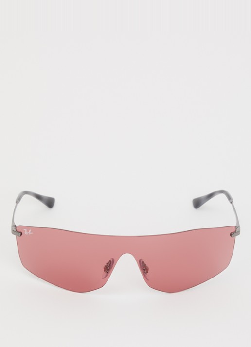 Ray-Ban Shield zonnebril RB3781 - detail 2 zilver