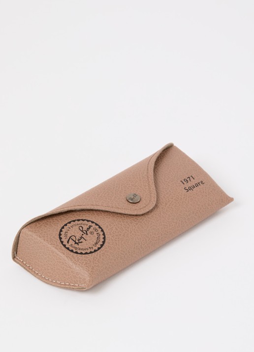 Ray-Ban Square zonnebril RB1971 - detail 2 roségoud