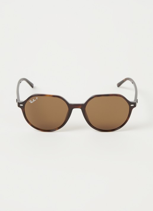 Ray-Ban Thalia zonnebril gepolariseerd RB2195 - voorkant 3 bruin