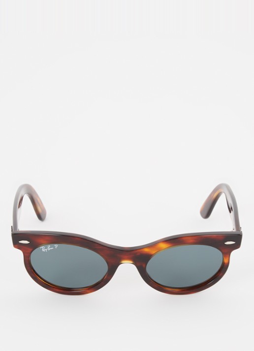 Ray-Ban Wayfarer Oval zonnebril gepolariseerd RB2242 - detail 2 bruin