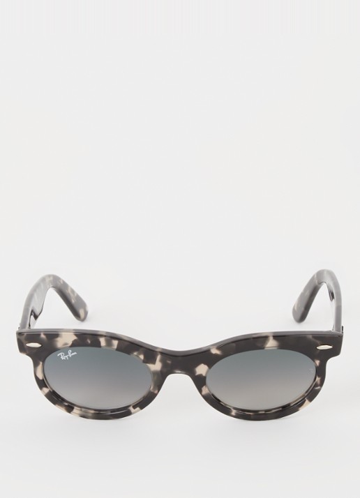 Ray-Ban Wayfarer Oval zonnebril RB2242 - detail grijs