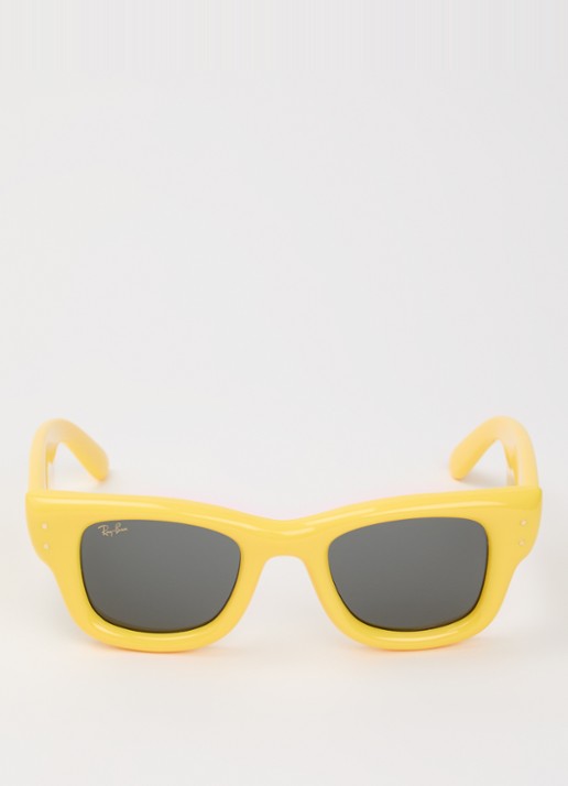 Ray-Ban Wayfarer Puffer zonnebril RB4940 - detail geel
