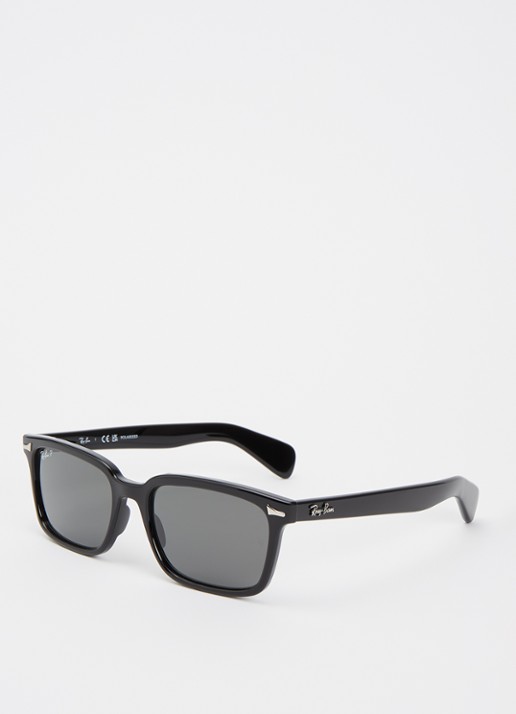 Ray-Ban Wayfarer zonnebril gepolariseerd RB2234 - voorkant diepzwart