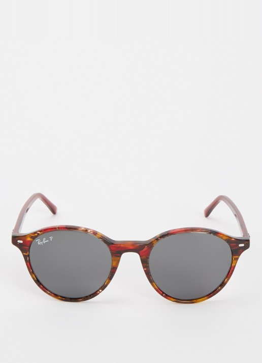 Ray-Ban Wayfarer zonnebril gepolariseerd RB2330 - detail 2 roodbruin