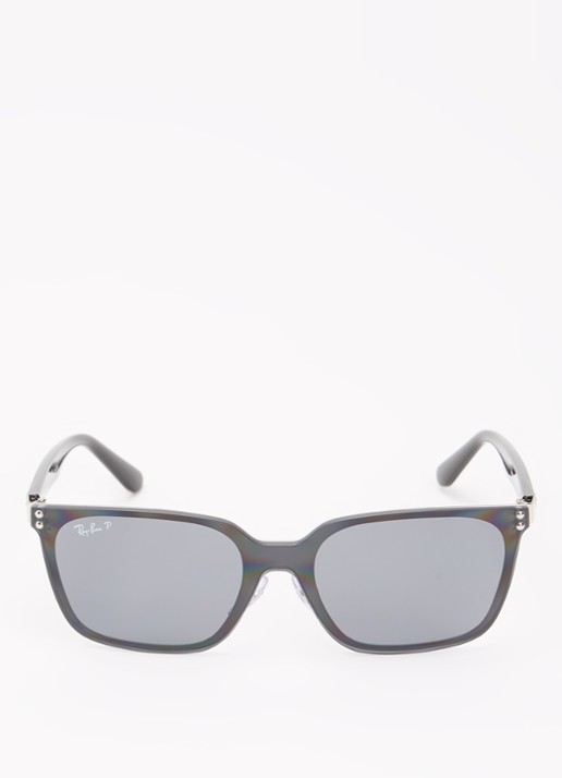 Ray-Ban Wayfarer zonnebril gepolariseerd RB3784D - detail 2 zwart