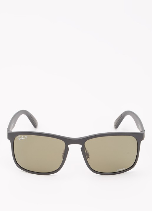 Ray-Ban Wayfarer zonnebril gepolariseerd RB4264 - detail zwart
